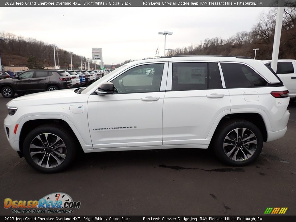 Bright White 2023 Jeep Grand Cherokee Overland 4XE Photo #2