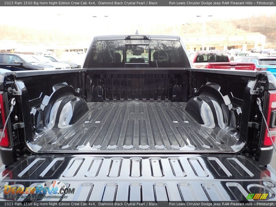 2023 Ram 1500 Big Horn Night Edition Crew Cab 4x4 Diamond Black Crystal Pearl / Black Photo #5