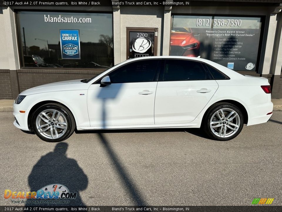 2017 Audi A4 2.0T Premium quattro Ibis White / Black Photo #1