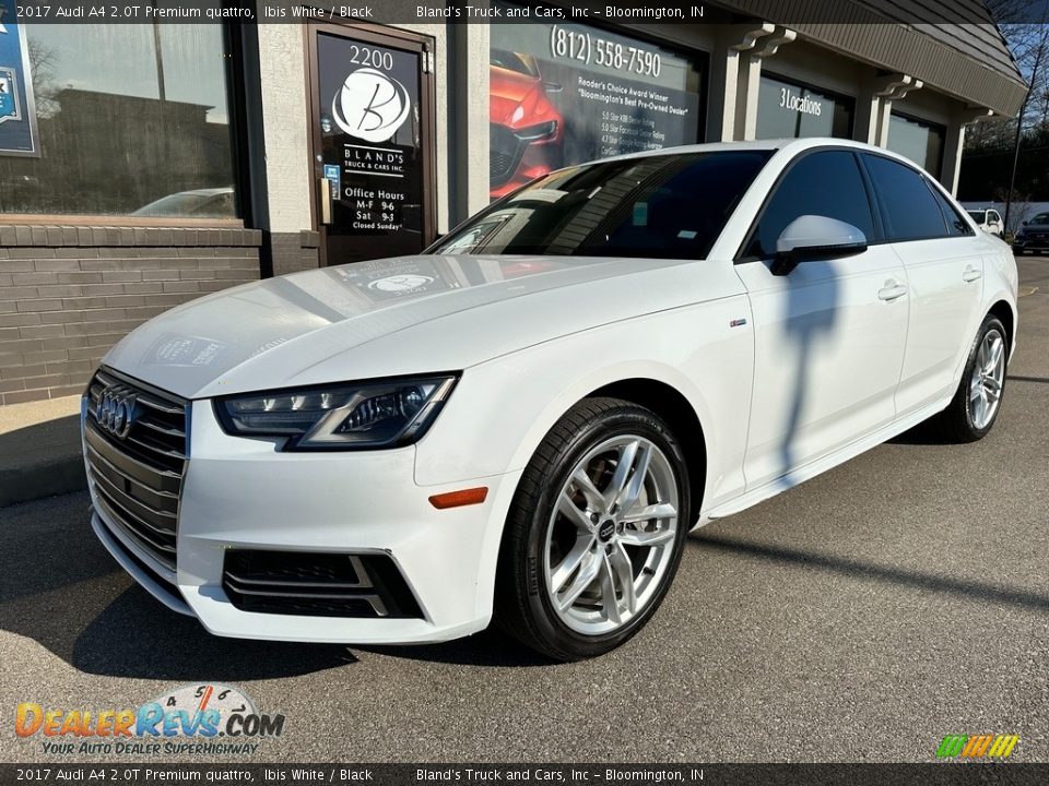 2017 Audi A4 2.0T Premium quattro Ibis White / Black Photo #2