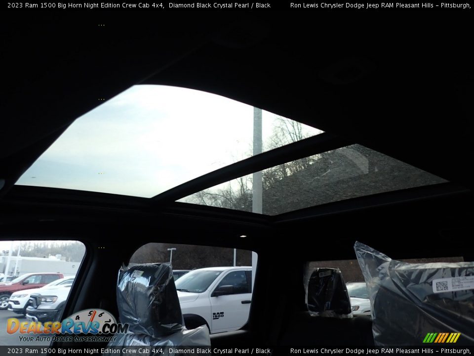 Sunroof of 2023 Ram 1500 Big Horn Night Edition Crew Cab 4x4 Photo #17