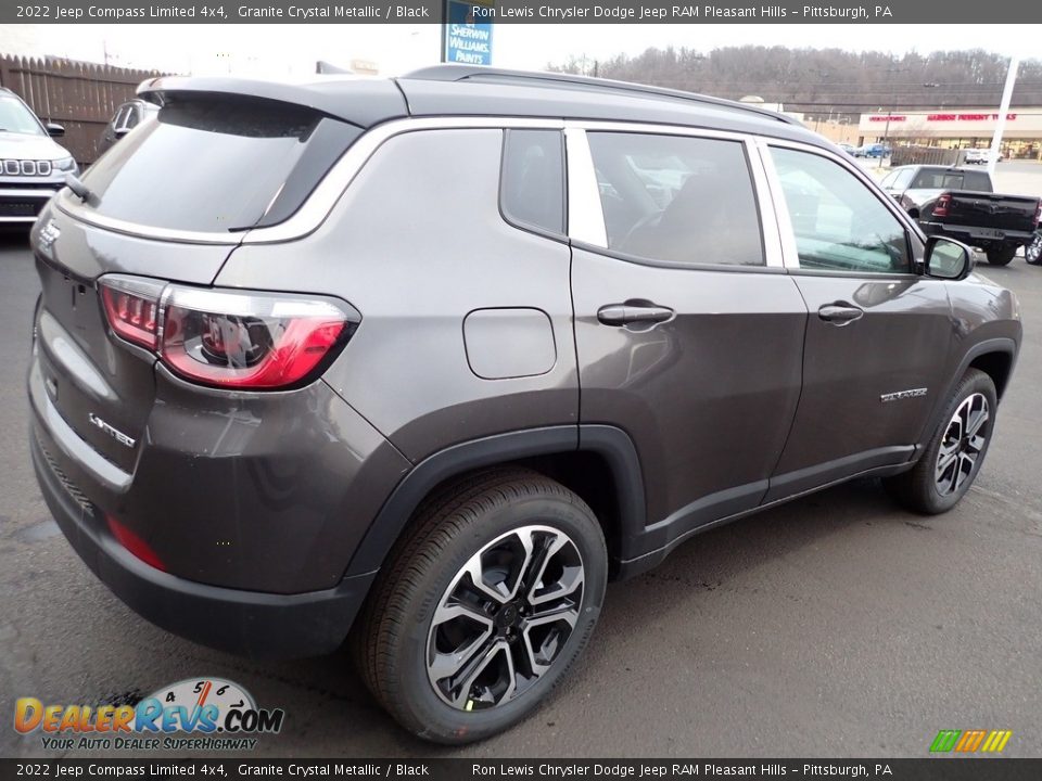 2022 Jeep Compass Limited 4x4 Granite Crystal Metallic / Black Photo #6