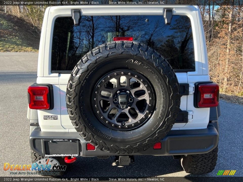 2022 Jeep Wrangler Unlimited Rubicon 4x4 Bright White / Black Photo #8