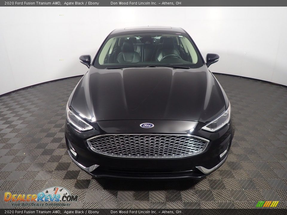 2020 Ford Fusion Titanium AWD Agate Black / Ebony Photo #7
