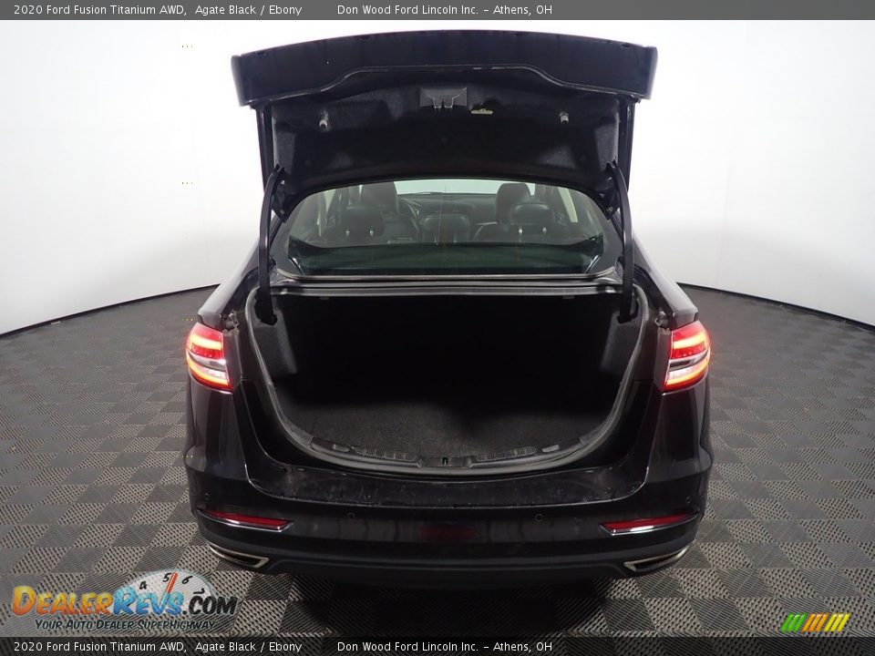 2020 Ford Fusion Titanium AWD Agate Black / Ebony Photo #16