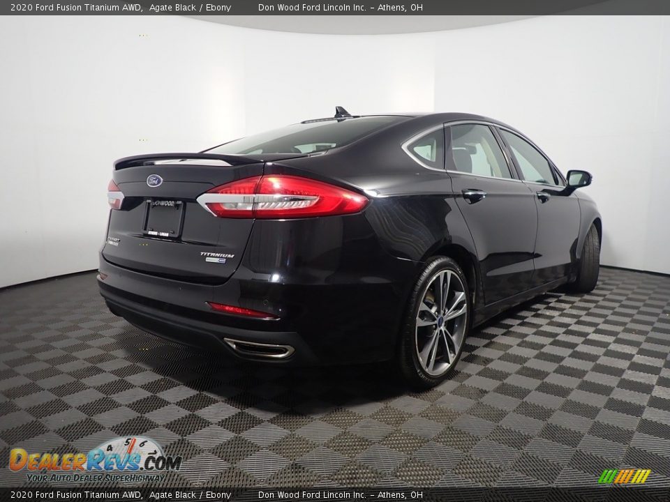 2020 Ford Fusion Titanium AWD Agate Black / Ebony Photo #18