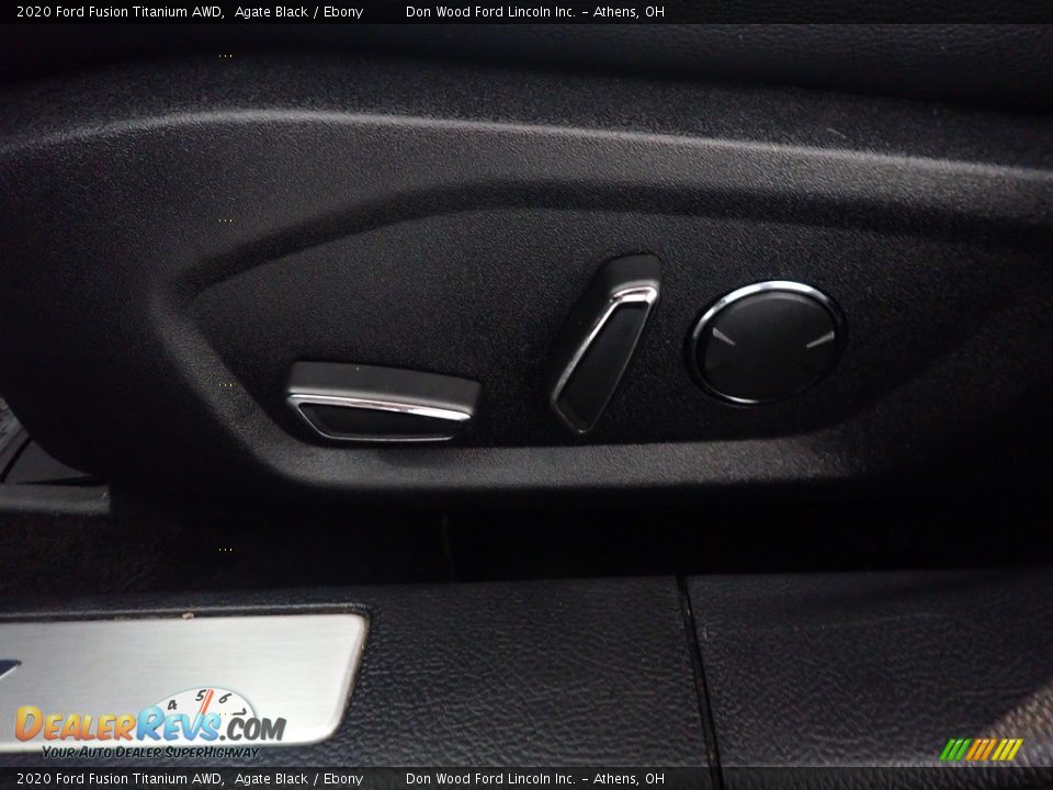 2020 Ford Fusion Titanium AWD Agate Black / Ebony Photo #24