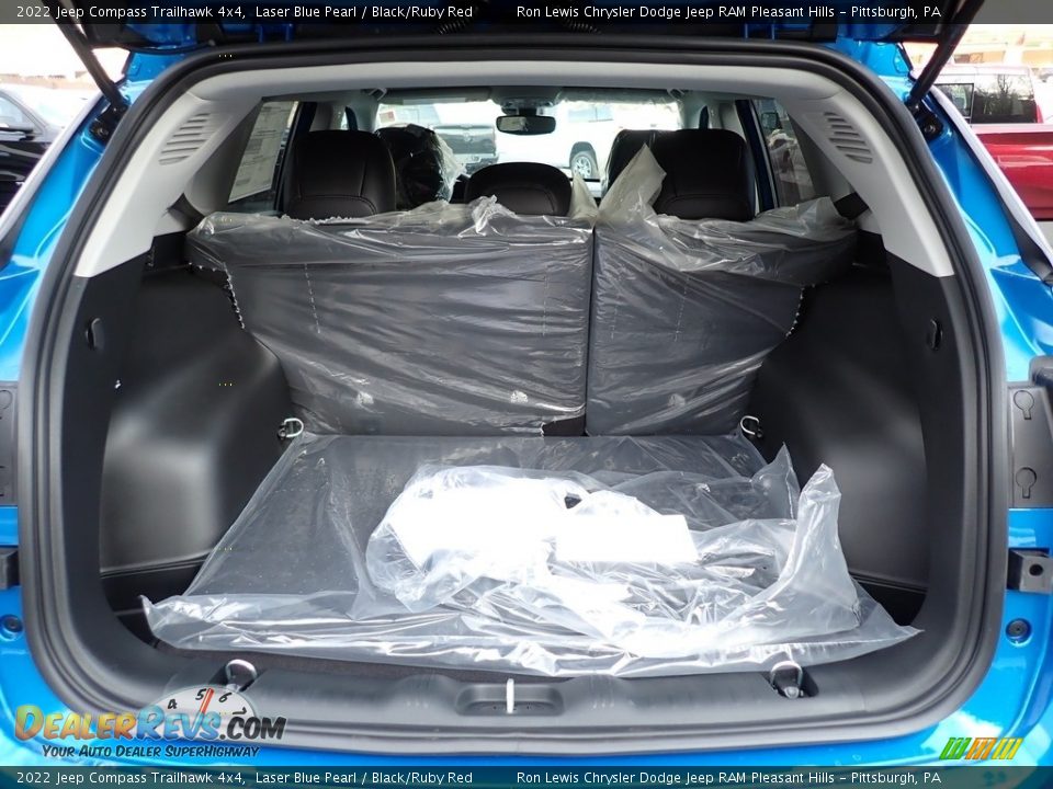 2022 Jeep Compass Trailhawk 4x4 Laser Blue Pearl / Black/Ruby Red Photo #5