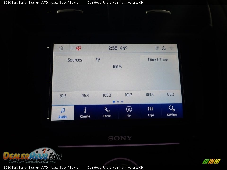 2020 Ford Fusion Titanium AWD Agate Black / Ebony Photo #27