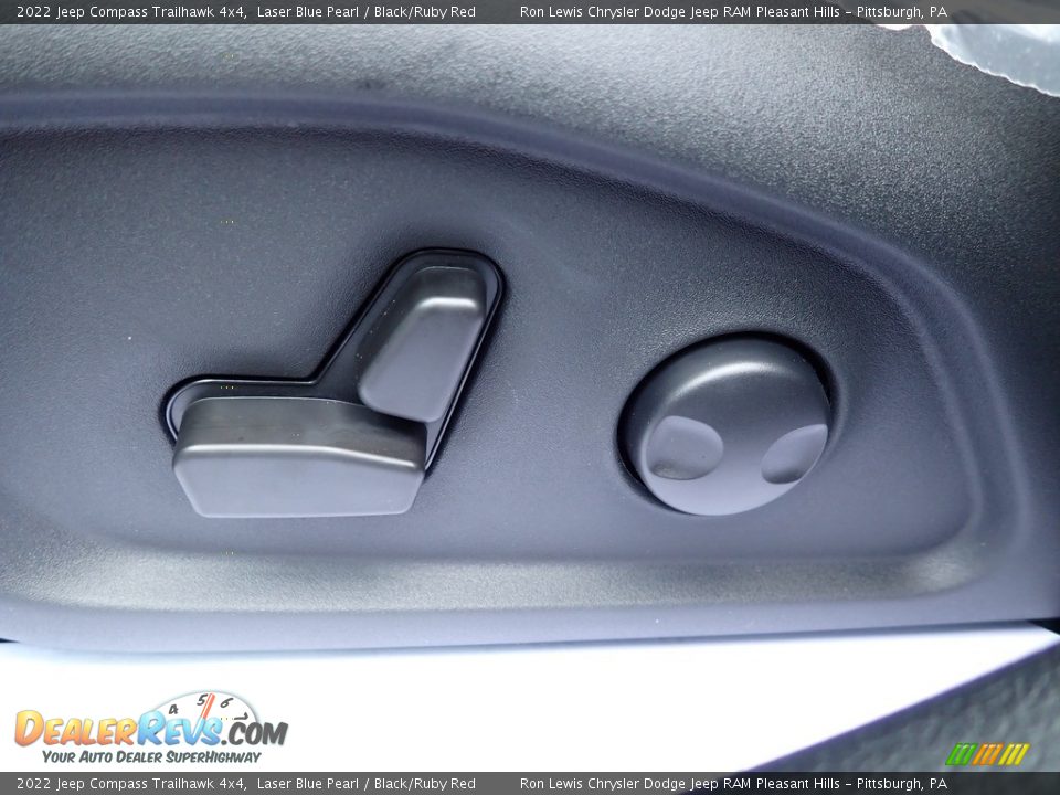 2022 Jeep Compass Trailhawk 4x4 Laser Blue Pearl / Black/Ruby Red Photo #16