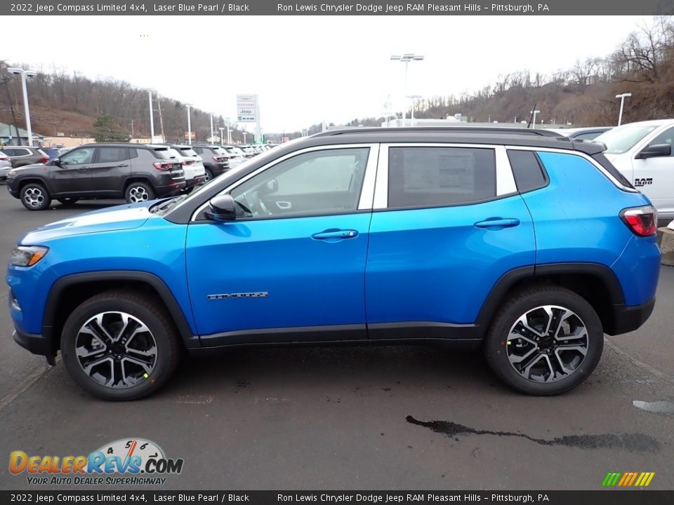Laser Blue Pearl 2022 Jeep Compass Limited 4x4 Photo #2