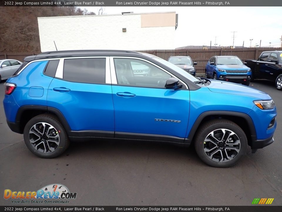 Laser Blue Pearl 2022 Jeep Compass Limited 4x4 Photo #7