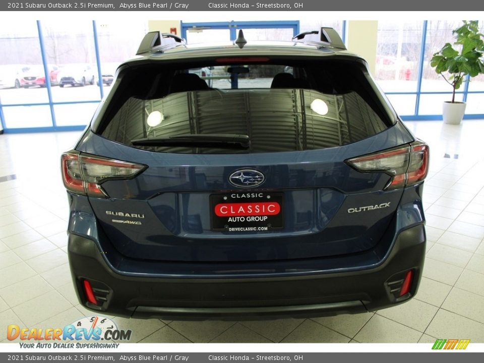 2021 Subaru Outback 2.5i Premium Abyss Blue Pearl / Gray Photo #9