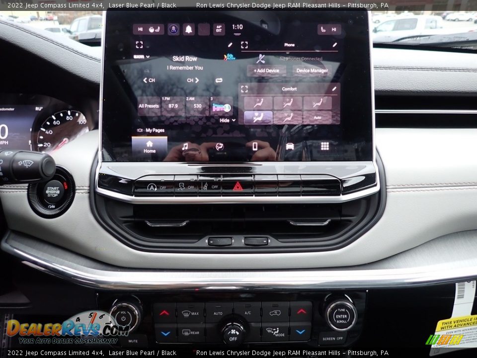 2022 Jeep Compass Limited 4x4 Laser Blue Pearl / Black Photo #20