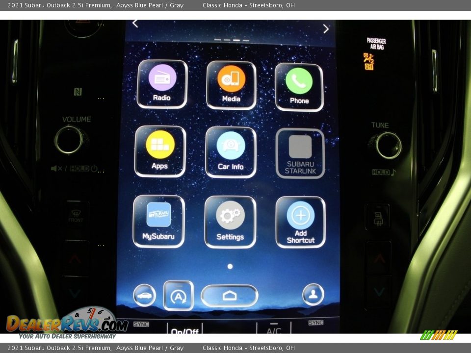 2021 Subaru Outback 2.5i Premium Abyss Blue Pearl / Gray Photo #22