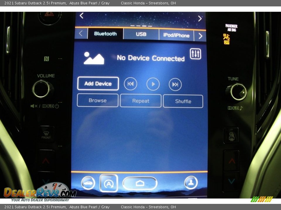 2021 Subaru Outback 2.5i Premium Abyss Blue Pearl / Gray Photo #23