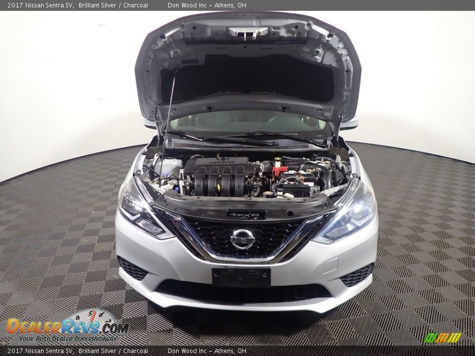 2017 Nissan Sentra SV Brilliant Silver / Charcoal Photo #5