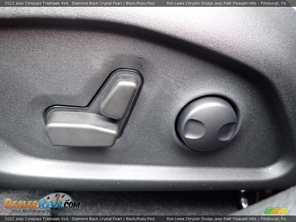 2022 Jeep Compass Trailhawk 4x4 Diamond Black Crystal Pearl / Black/Ruby Red Photo #15