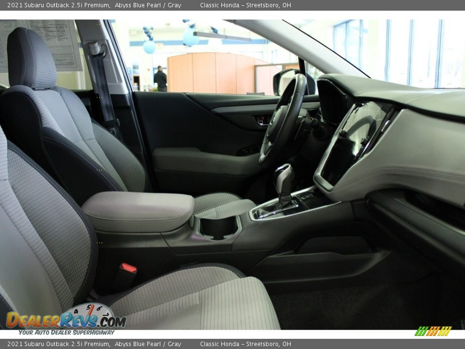 2021 Subaru Outback 2.5i Premium Abyss Blue Pearl / Gray Photo #35