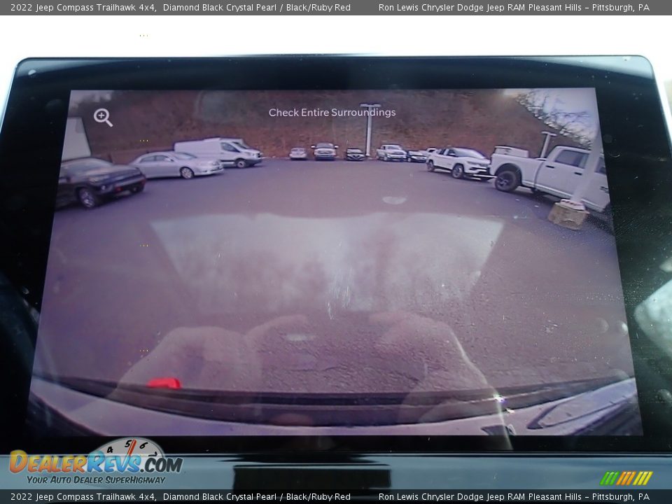 2022 Jeep Compass Trailhawk 4x4 Diamond Black Crystal Pearl / Black/Ruby Red Photo #19