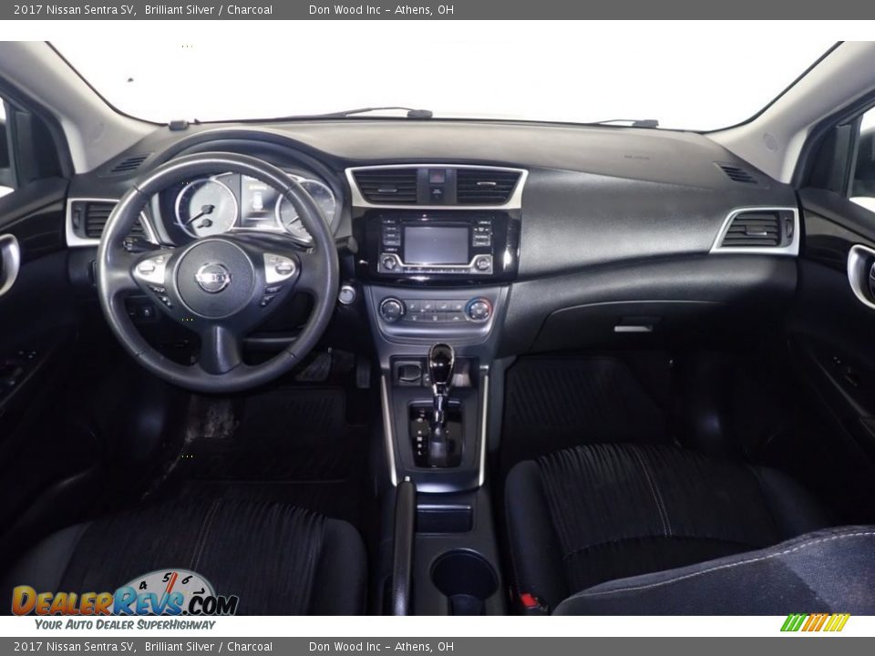 2017 Nissan Sentra SV Brilliant Silver / Charcoal Photo #20
