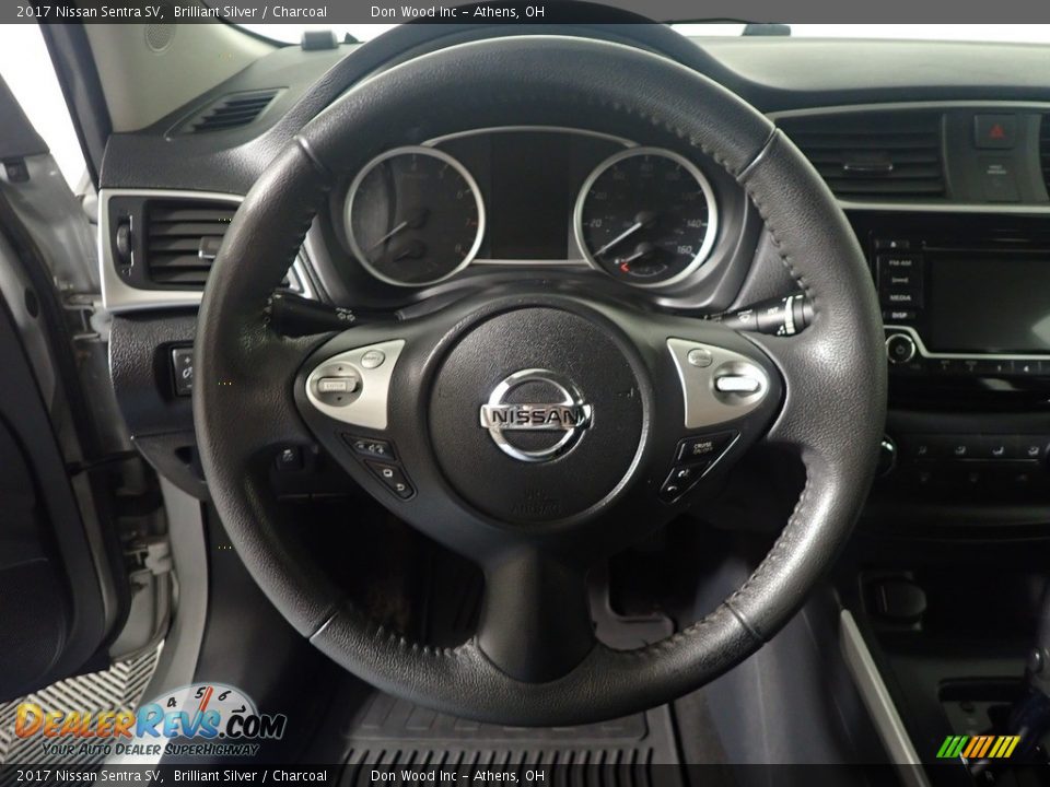 2017 Nissan Sentra SV Brilliant Silver / Charcoal Photo #23
