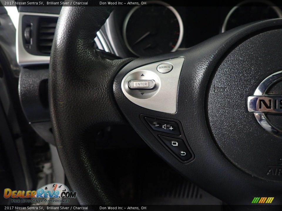 2017 Nissan Sentra SV Brilliant Silver / Charcoal Photo #25