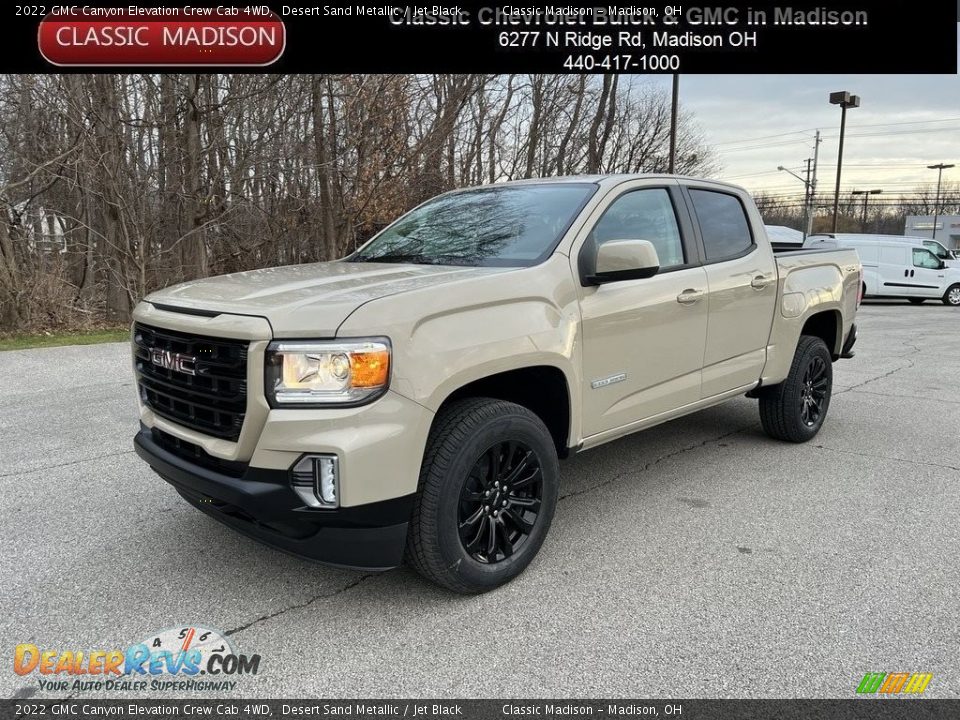 2022 GMC Canyon Elevation Crew Cab 4WD Desert Sand Metallic / Jet Black Photo #1