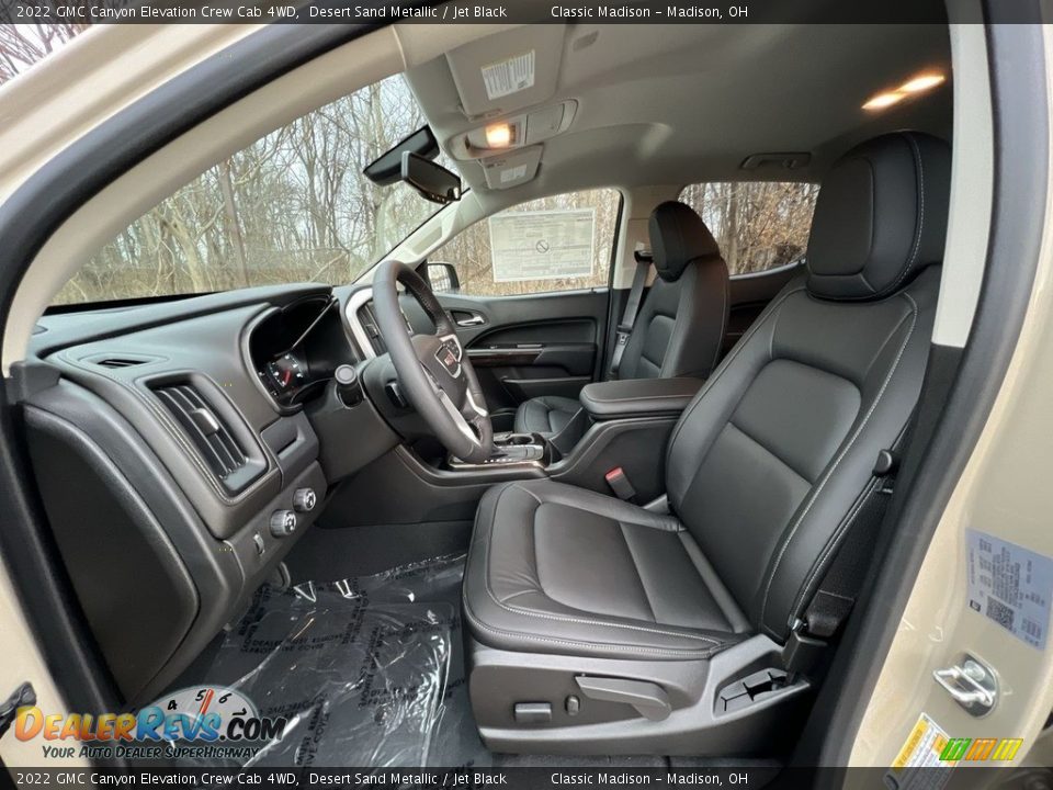 Jet Black Interior - 2022 GMC Canyon Elevation Crew Cab 4WD Photo #6