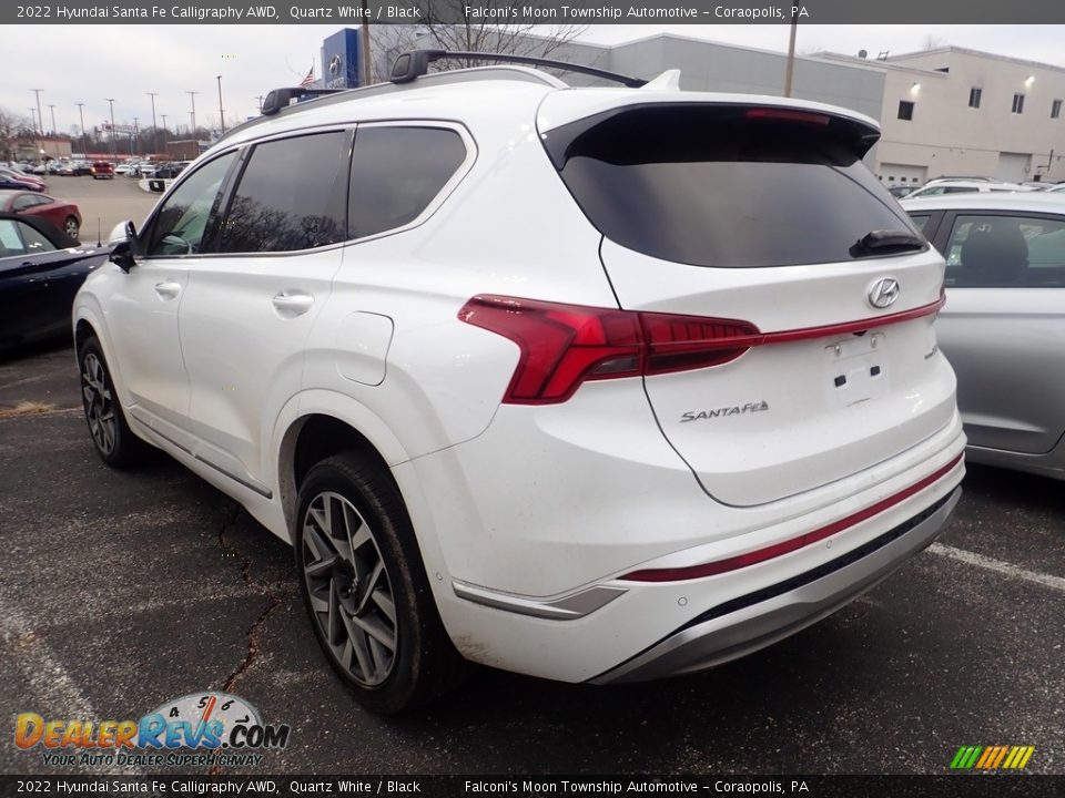 2022 Hyundai Santa Fe Calligraphy AWD Quartz White / Black Photo #2