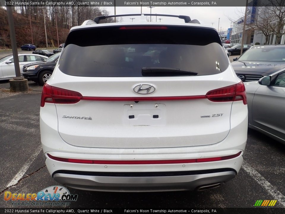 2022 Hyundai Santa Fe Calligraphy AWD Quartz White / Black Photo #3