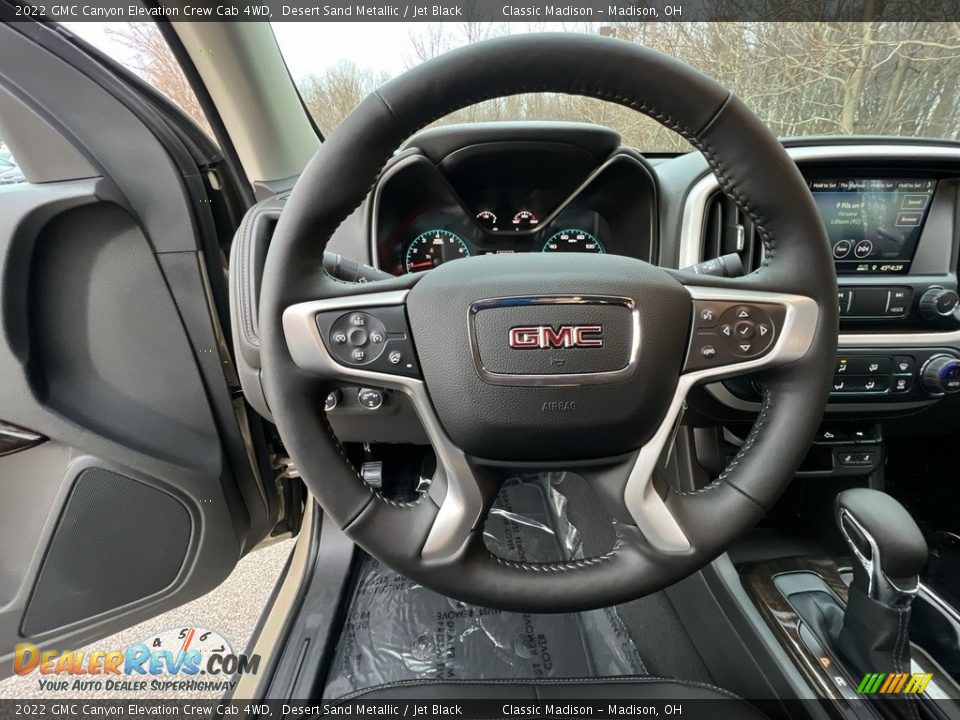 2022 GMC Canyon Elevation Crew Cab 4WD Steering Wheel Photo #9