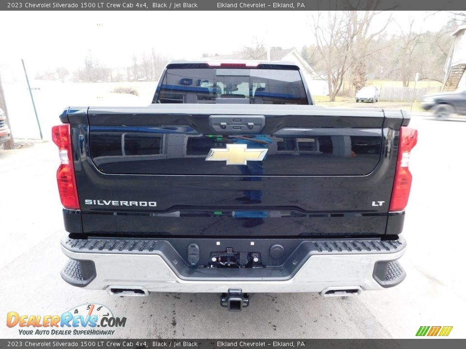 2023 Chevrolet Silverado 1500 LT Crew Cab 4x4 Black / Jet Black Photo #10