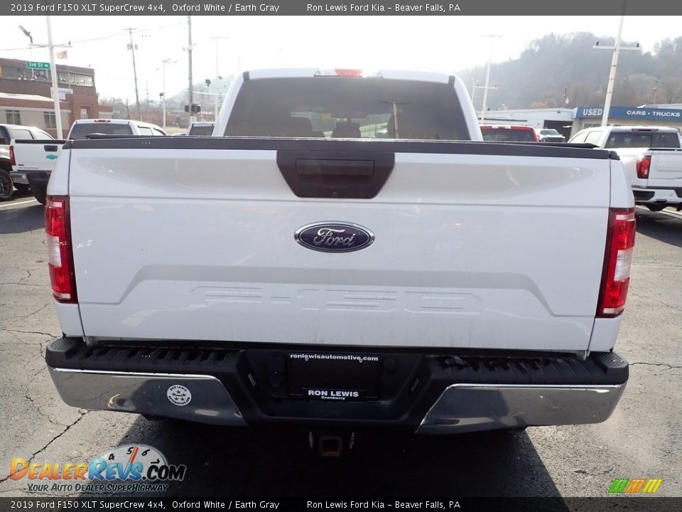 2019 Ford F150 XLT SuperCrew 4x4 Oxford White / Earth Gray Photo #7