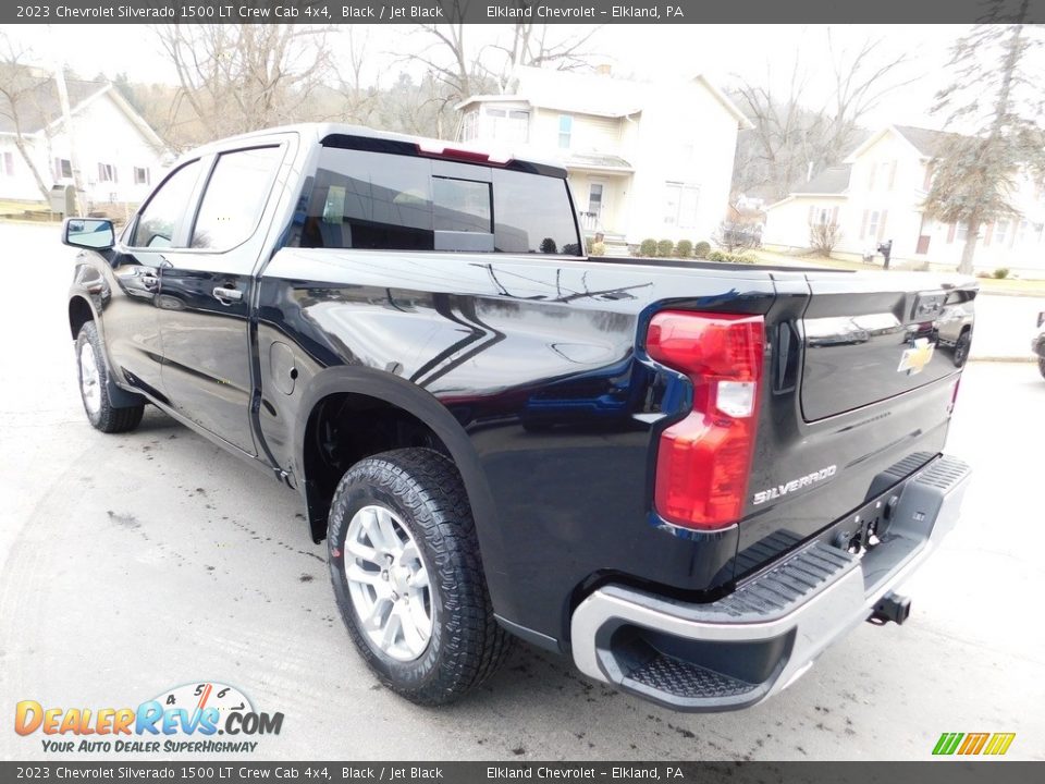 2023 Chevrolet Silverado 1500 LT Crew Cab 4x4 Black / Jet Black Photo #11