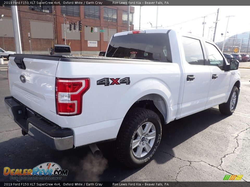 2019 Ford F150 XLT SuperCrew 4x4 Oxford White / Earth Gray Photo #8