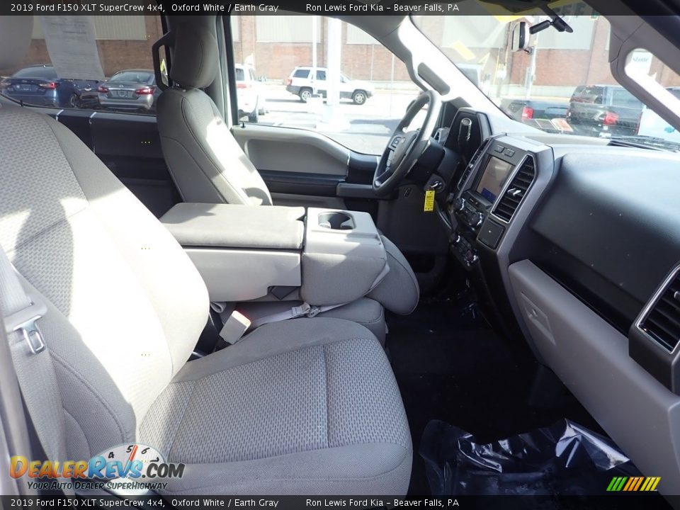 2019 Ford F150 XLT SuperCrew 4x4 Oxford White / Earth Gray Photo #11