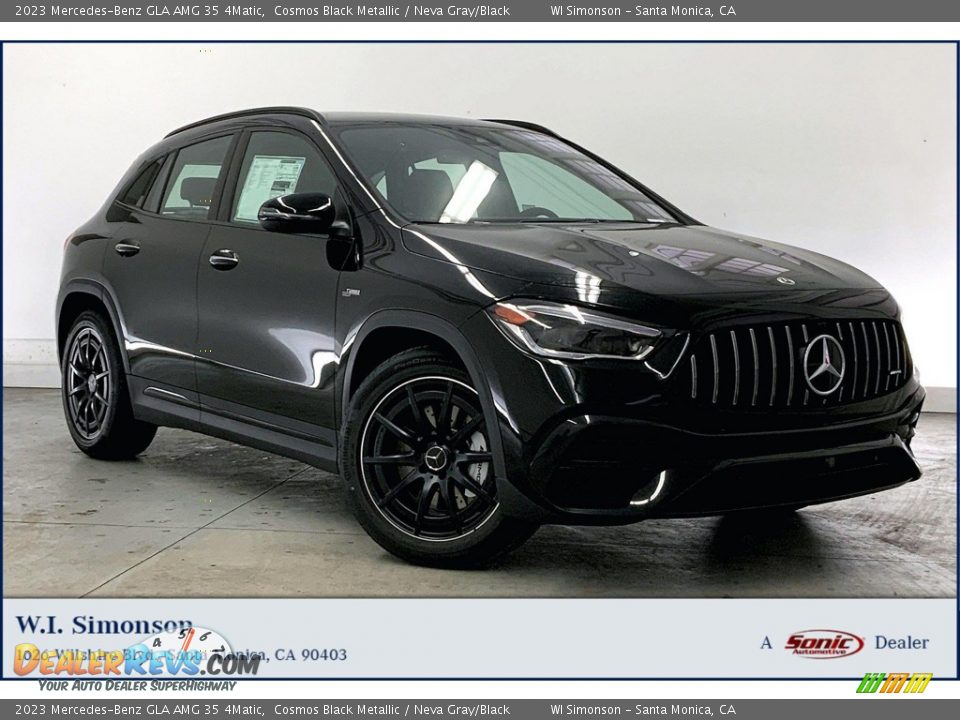 2023 Mercedes-Benz GLA AMG 35 4Matic Cosmos Black Metallic / Neva Gray/Black Photo #1