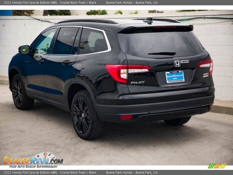 2022 Honda Pilot Special Edition AWD Crystal Black Pearl / Black Photo #2