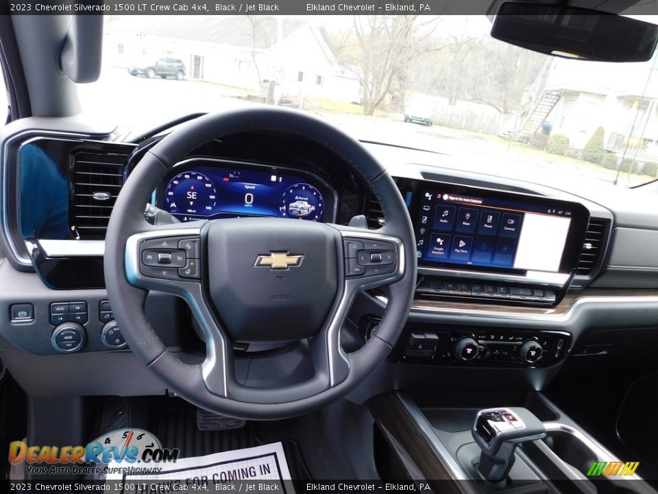 2023 Chevrolet Silverado 1500 LT Crew Cab 4x4 Black / Jet Black Photo #25