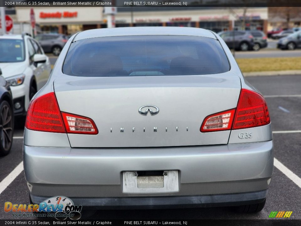 2004 Infiniti G 35 Sedan Brilliant Silver Metallic / Graphite Photo #5