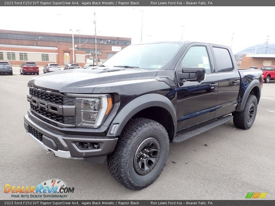 Agate Black Metallic 2023 Ford F150 SVT Raptor SuperCrew 4x4 Photo #4