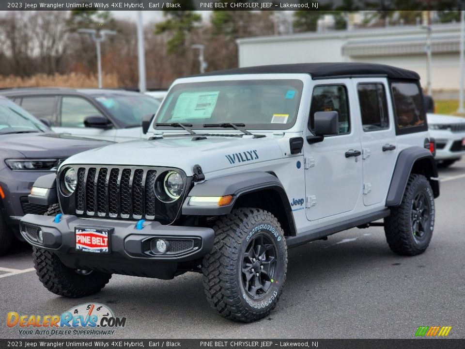 2023 Jeep Wrangler Unlimited Willys 4XE Hybrid Earl / Black Photo #1