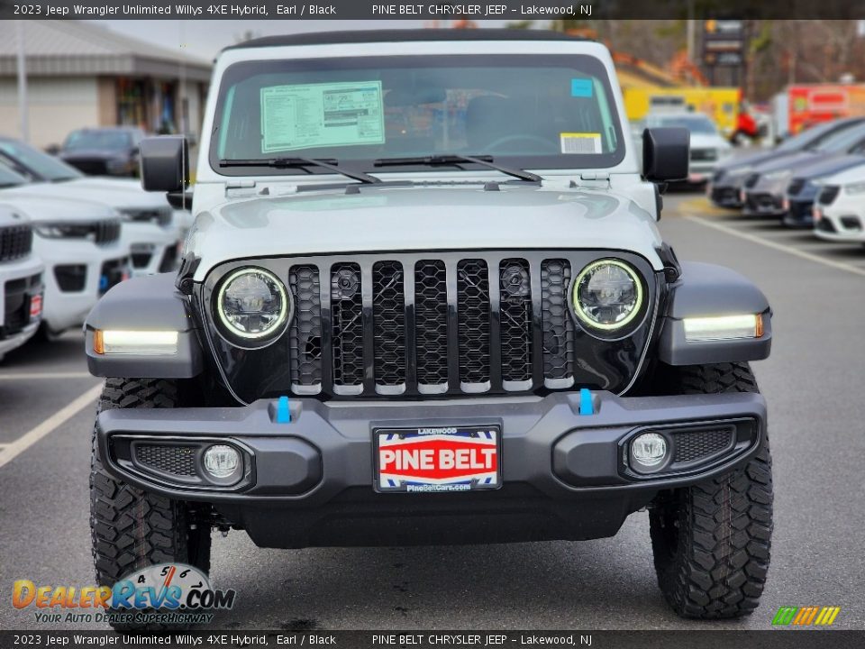 2023 Jeep Wrangler Unlimited Willys 4XE Hybrid Earl / Black Photo #2