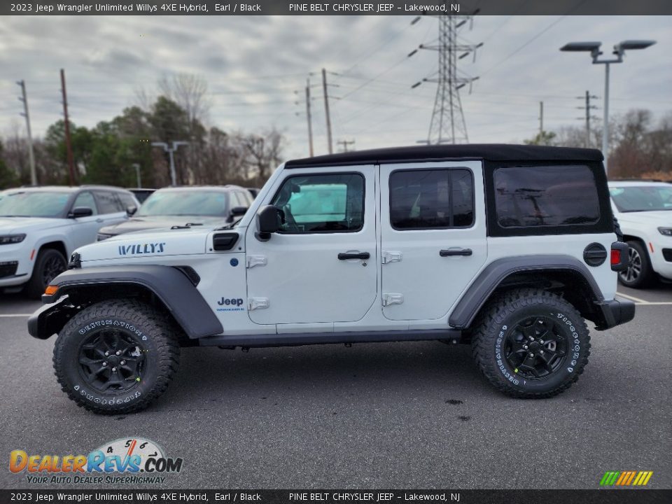 2023 Jeep Wrangler Unlimited Willys 4XE Hybrid Earl / Black Photo #3