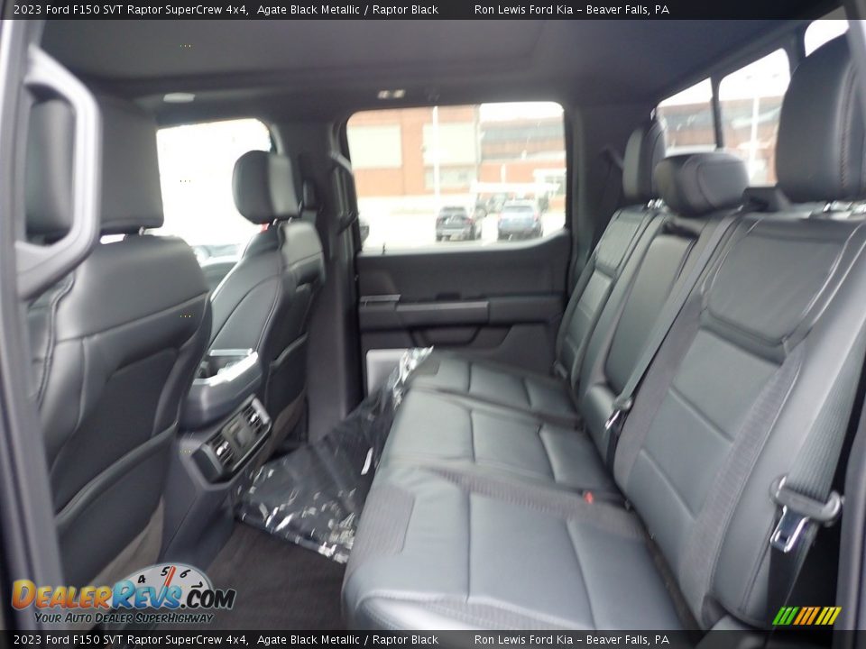 2023 Ford F150 SVT Raptor SuperCrew 4x4 Agate Black Metallic / Raptor Black Photo #12