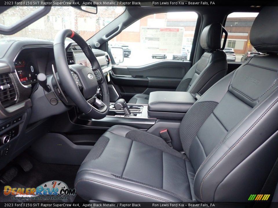 Raptor Black Interior - 2023 Ford F150 SVT Raptor SuperCrew 4x4 Photo #14