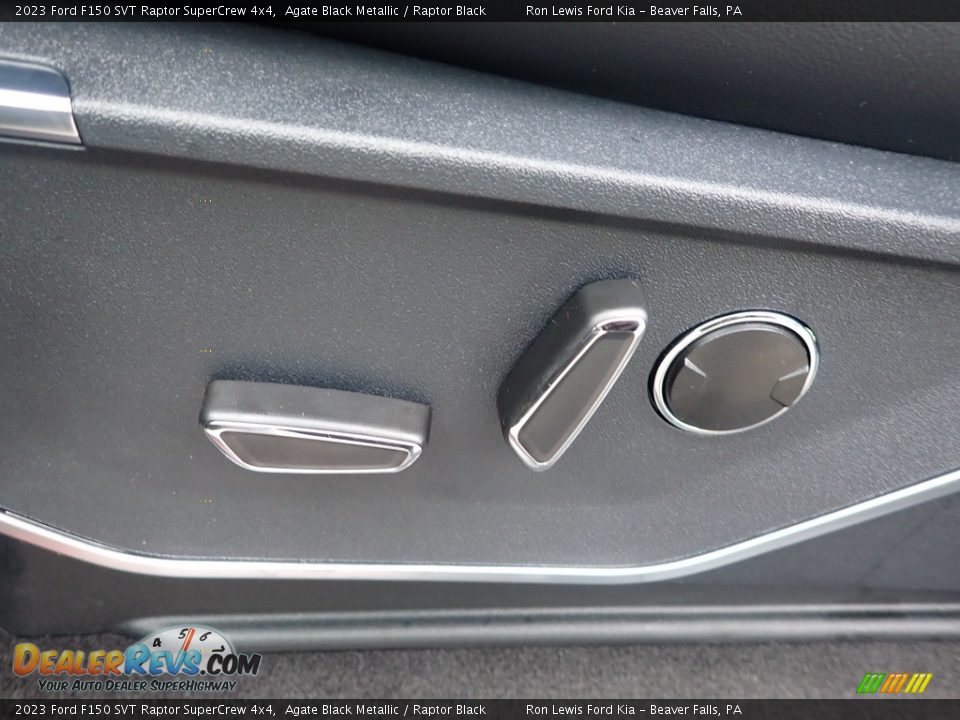 2023 Ford F150 SVT Raptor SuperCrew 4x4 Agate Black Metallic / Raptor Black Photo #15
