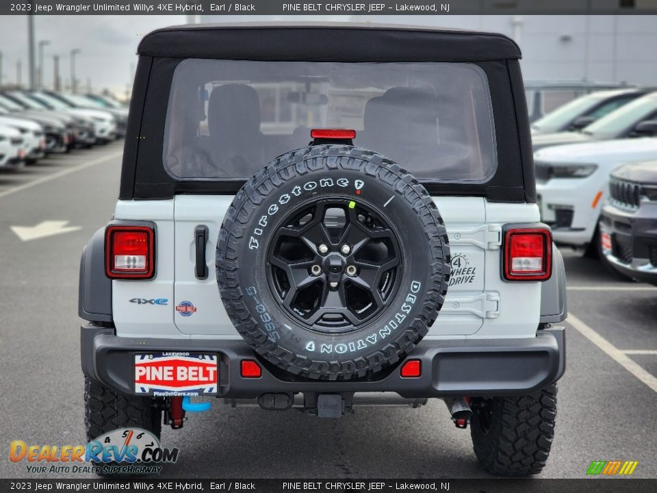 2023 Jeep Wrangler Unlimited Willys 4XE Hybrid Earl / Black Photo #13