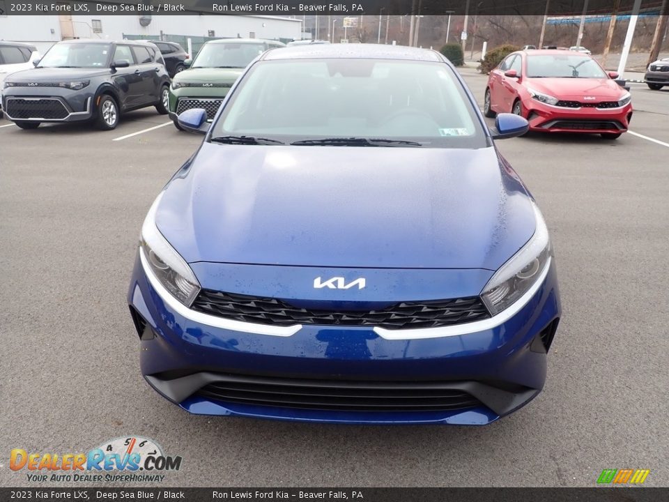 2023 Kia Forte LXS Deep Sea Blue / Black Photo #3